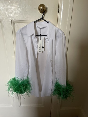Zara camicia popeline - popeline, con