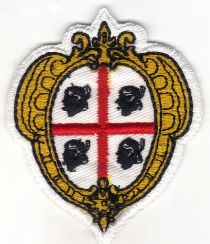 Patch scudo sardegna 4 mori - scudo,