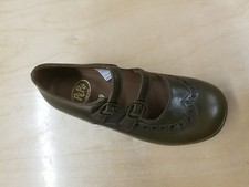 Scarpa scuola pelle verde