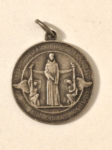 Medaglia vii centenario morte - medaglia,