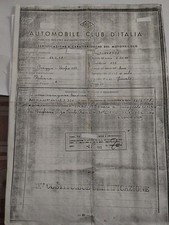 Piaggio vespa 1951 ? Visura 