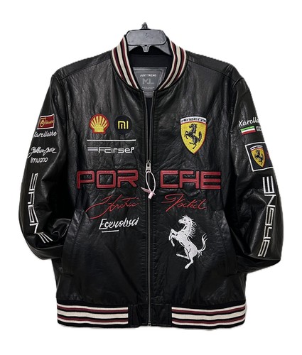 Giacca pelle porsche - di,