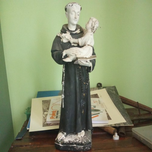 Statua gesso sant - statua, sant'antonio