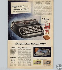 1959 CARTA PUBBLICITARIA Royal