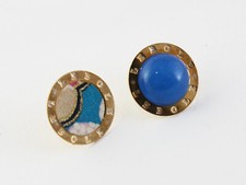 Orecchini a lobo Lebole Gioielli collezione "Quadratura Del Cerchio" - blu