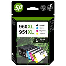 1-5PK 950XL Ink compatible