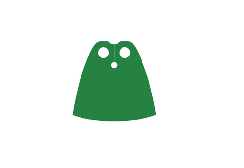 Lego green cape cloth - lego,