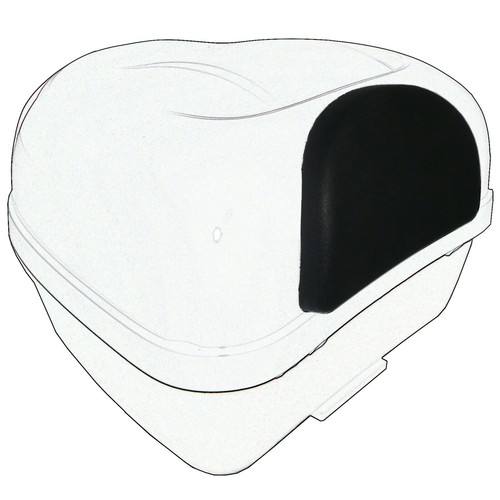 Back rest top case motorcycle - top,