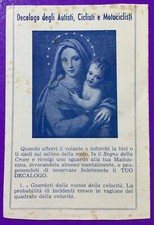 SANTINO HOLY CARD, DECALOGO