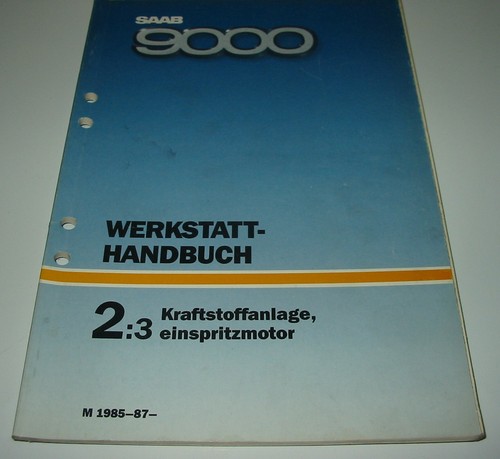 Werkstatthandbuch saab 9000 - werkstatthandbuch,