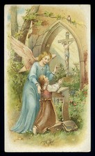 santino cromo-holy card  ANGELO CUSTODE 3