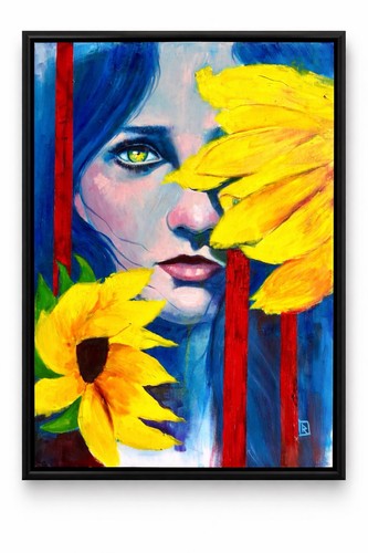 Girasoli quadro olio originale