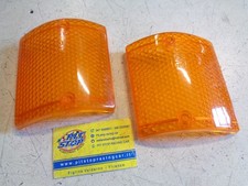 COPPIA PLASTICHE FANALINI FRECCE ANTERIORI FIAT 128 - DAL 69 A 76 - NUOVE