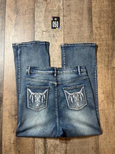 Jeans denim vintage y2k stile - vintage,