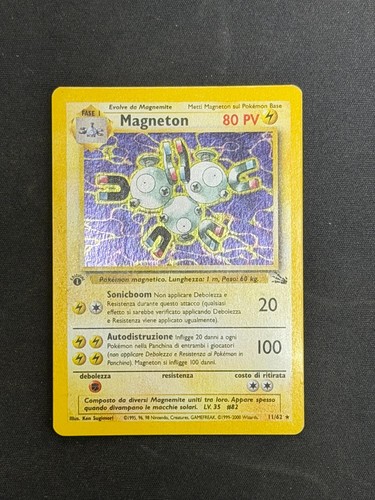 Magneton pokemon card set - card,