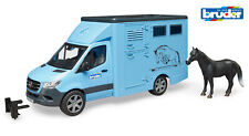 02674 Mercedes Benz Sprinter Trasportatore Animali con 1 Cavallo 1:16 Scatola Cavalli