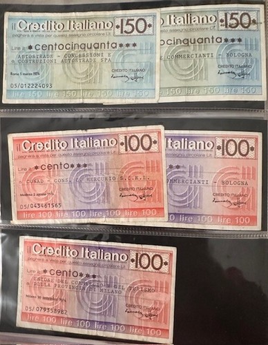 Collezione miniassegni banche - collezione,