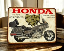plaque métal vintage Honda