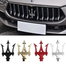 Per Maserati 1PCS Griglia Front Decorate 3D Badge Plating Grecale Ghibli levante