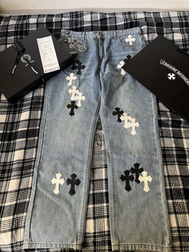 Jeans denim blu chiaro - , cromato