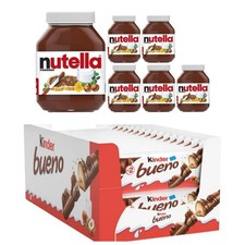 Nutella Ferrero 6 x 900g + Kinder Bueno 15x43g