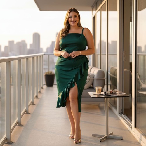 Abito midi donna smerald - abito,