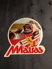 NIKI LAUDA,FIORANO CIRCUITO FERRARI 312 T2, ADESIVO MATRAS sponsor