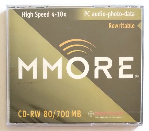 Mmore rewritable 80 - cd, cd-rw