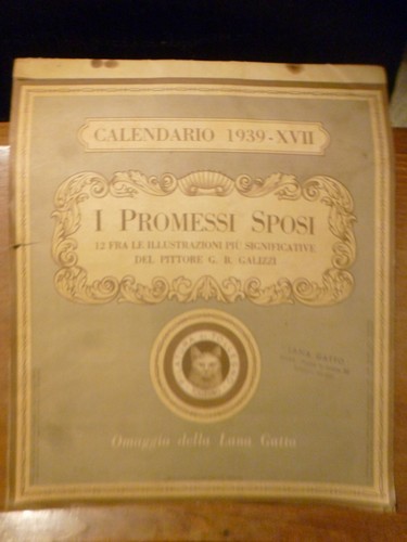 Calendario 1939 xvii lana - xvii,