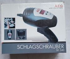 Pistola Avvitatore a Percussione AEG 12V per cambio gomme in valigetta e istruz.