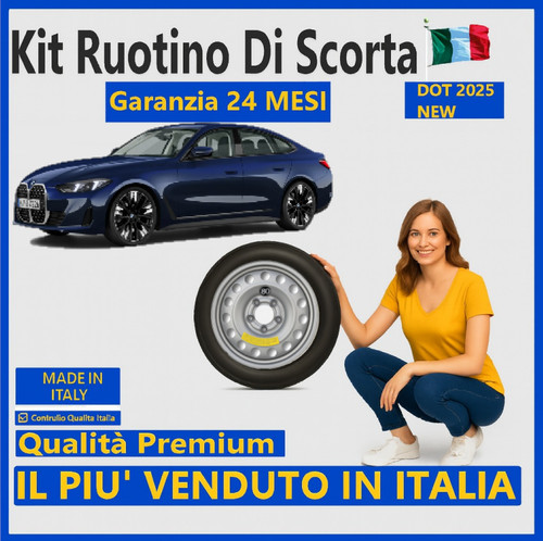 Kit ruotino scorta bmw - di,