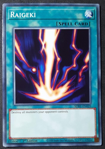 Raigeki edizione super rara - 1^,