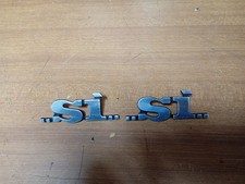Piaggio Si Scritte In Metallo Targhette fregi   fianchetti bandine laterali logo