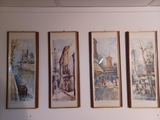 Serie di 4 quadri anni 70