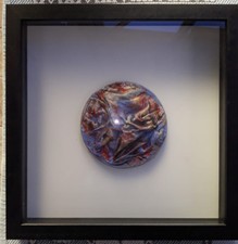 gianni piva  con cornice 12x12 rotonda 