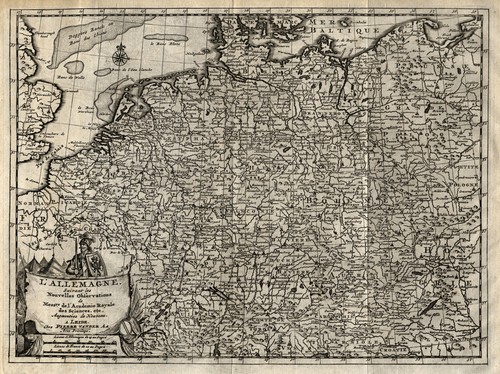 Germania originale incisione - originale,