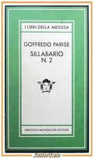 SILLABARIO N.2 di Goffredo Parise 1982 Arnoldo Mondadori Libro Medusa numero