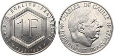 Francia - Francia 1 Franco 1988 - Charles De Gaulle 1958-1988 - Km #963