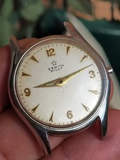 Zenith Pilot Stellina Cal 120  Case 35 Mm Working Caseback Lost Spare Repair