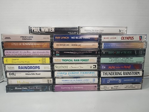 New age cassette tapes - new, ~
