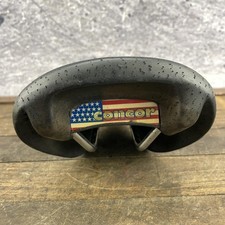 Sella bici vintage Selle San Marco Concor Supercorsa bandiera America Eroica