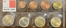 MALTA 2008 SERIE EURO  COMPLETA  8 MONETE FDC IN BLISTER