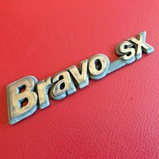FIAT BRAVO SX LOGO SIGLA EMBLEMA FREGIO STEMMA SCRITTA TARGHETTA BADGE PLACCA