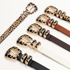 Cintura donna leopardata