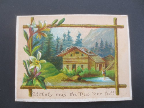 Victorian card blithely may - victorian,