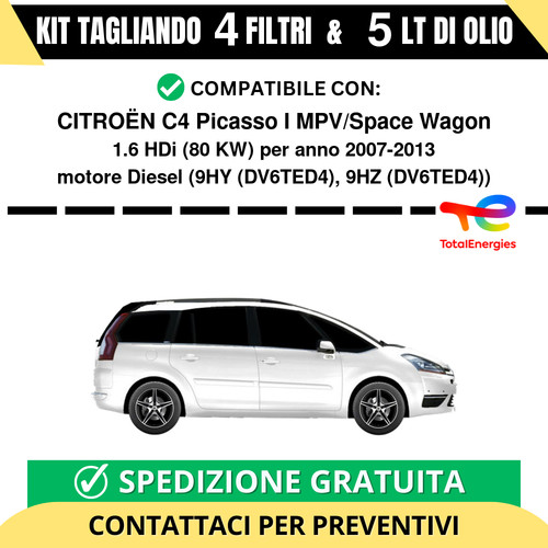 Tagliando per citroën - per, c4
