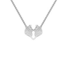 Collana Tervuren Belga Argento Sterling 925 Regalo per Cane Regalo Personalizzato