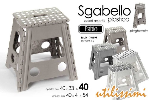 Sgabello pieghevole robusto - sgabello,