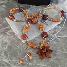 Lotto Collana E Orecchini In
