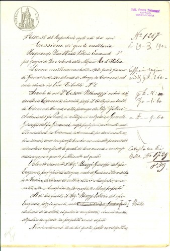 1902 quinzani - 1902, de